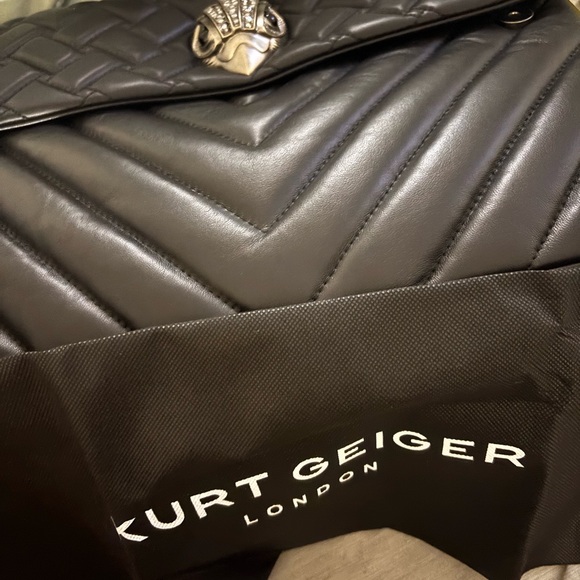 Kurt Geiger Handbags - Kurt Geiger Black Quilted Handbag